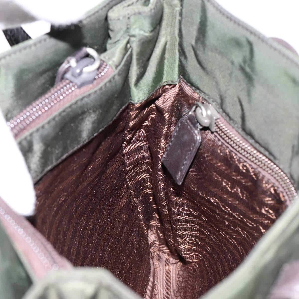 Prada Vintage Shoulder Bag Tessuto, KHAKI, NYLON, Shoulder bag