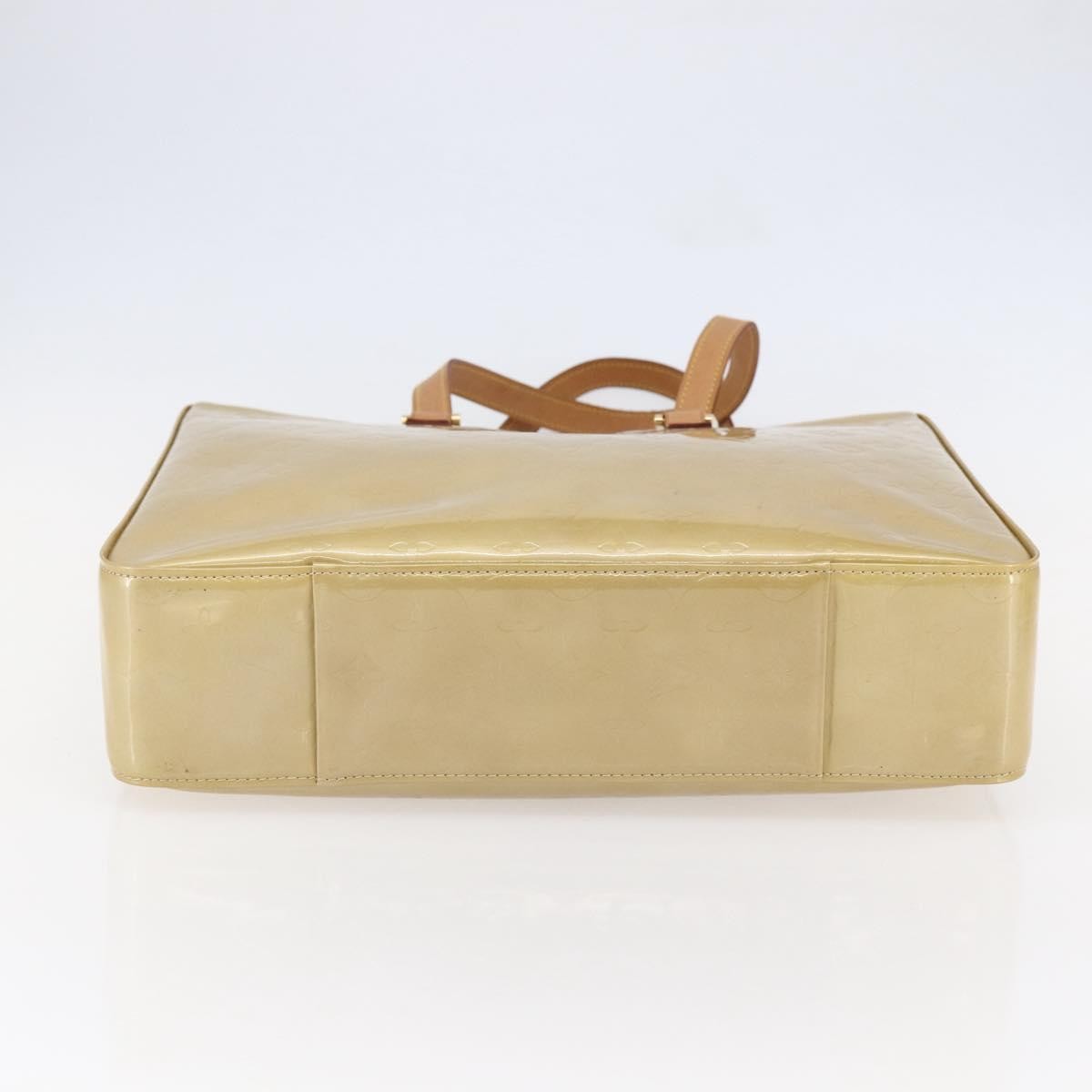 Louis Vuitton Columbus Handbag Monogram Vernis, BEIGE, PATENT_LEATHER, Tote bag