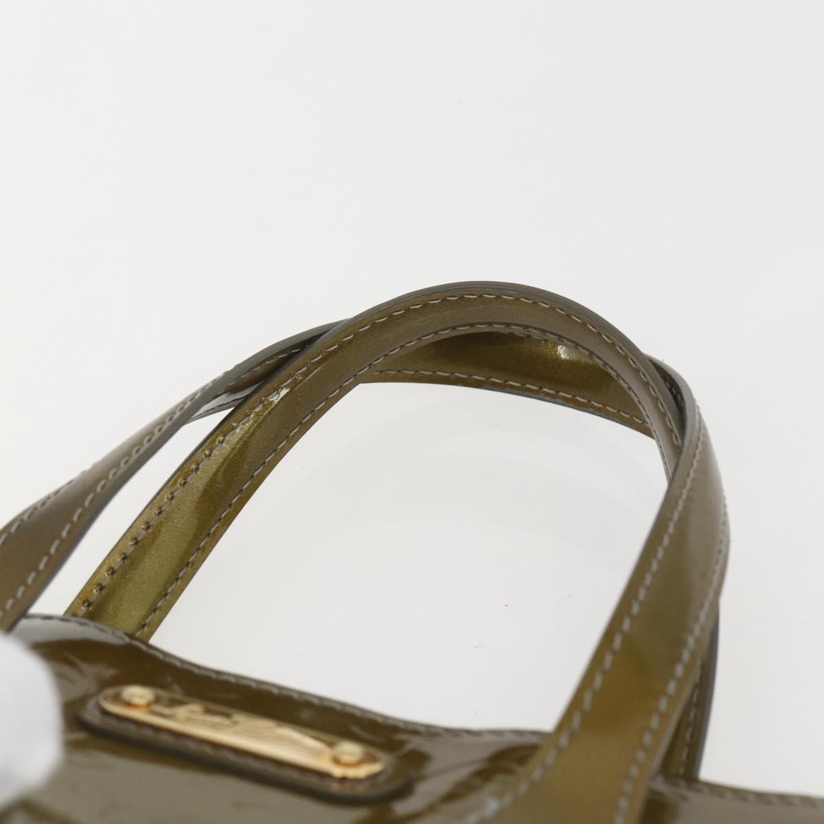 Louis Vuitton Wilshire Handbag Monogram Vernis, KHAKI, PATENT_LEATHER, Handbag