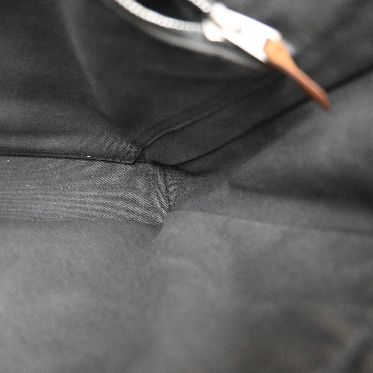 Hermes Fourre Tout Tote Canvas, GRAY, CANVAS, Tote bag