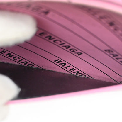 Balenciaga Everyday Camera Bag Monogram Printed Leather, PINK, LEATHER, Shoulder bag