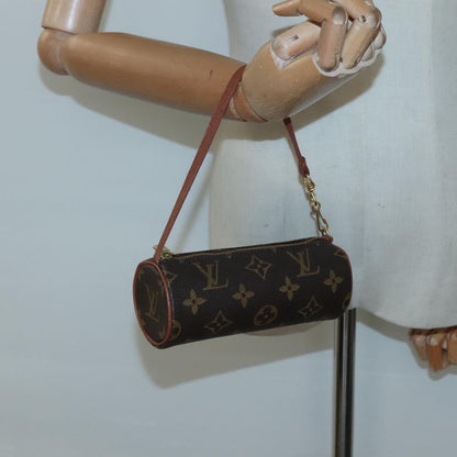 Louis Vuitton Papillon Pochette Monogram Canvas, BROWN, CANVAS, Clutche & pouche