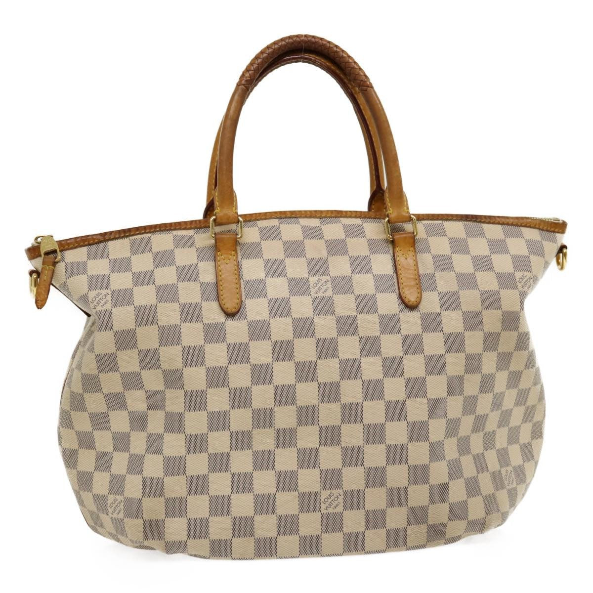 Louis Vuitton Riviera Handbag Damier, WHITE, CANVAS, Handbag