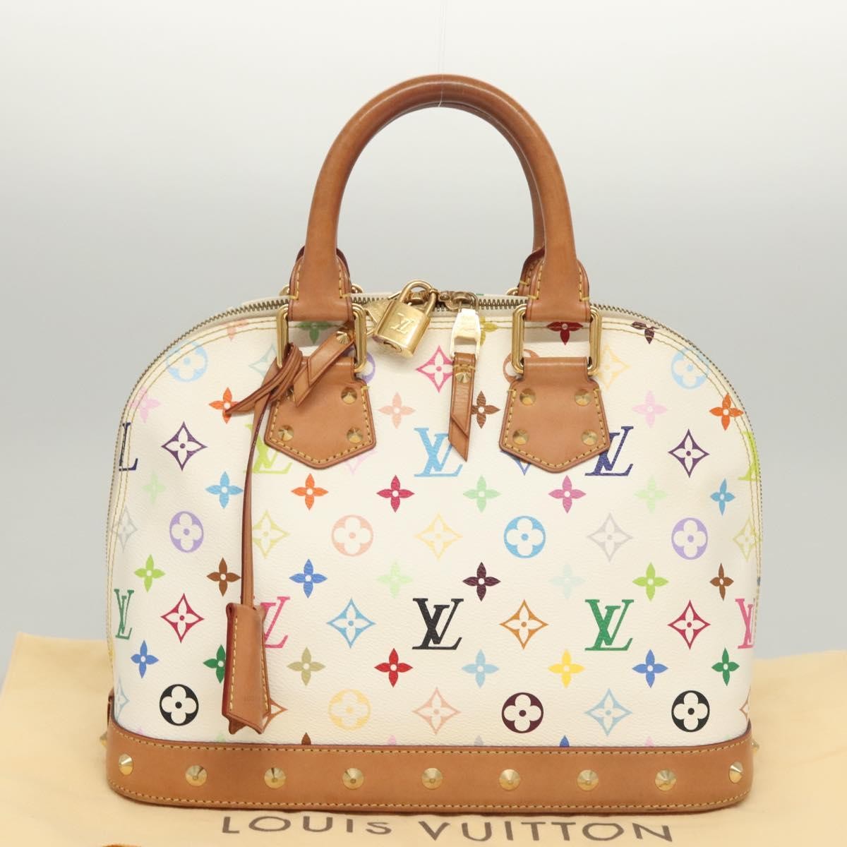 Louis Vuitton Alma Handbag Monogram Multicolor, MULTICOLOUR, CANVAS, Handbag