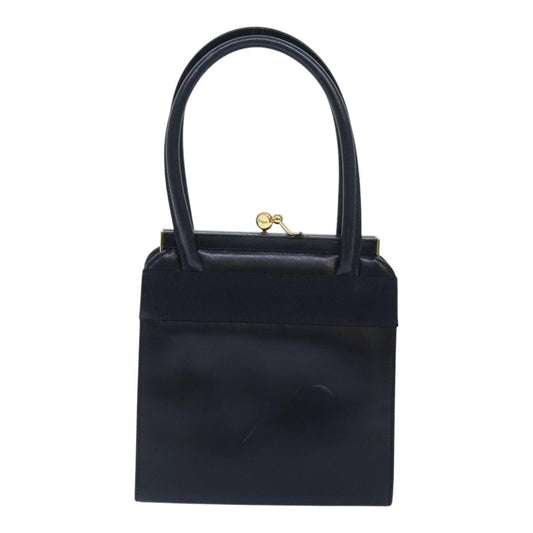 Salvatore Ferragamo Vala Handbag Leather, NAVY, LEATHER, Handbag