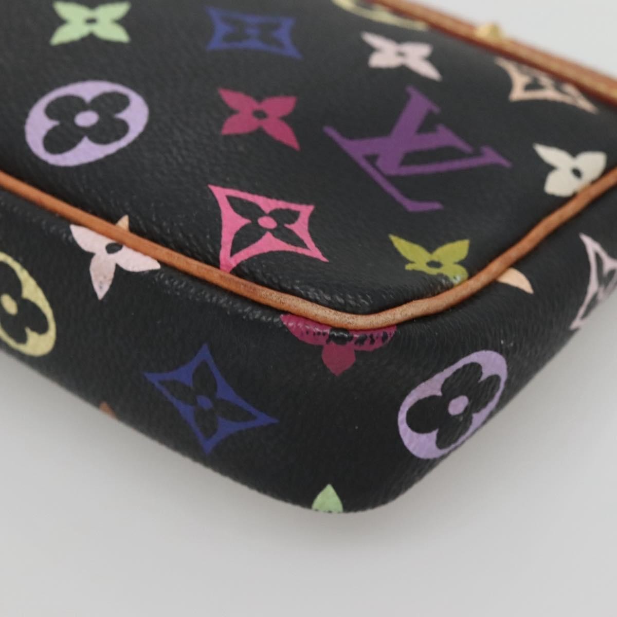 Louis Vuitton Pochette Accessoires Monogram Multicolor, MULTICOLOUR, CANVAS, Clutche & pouche