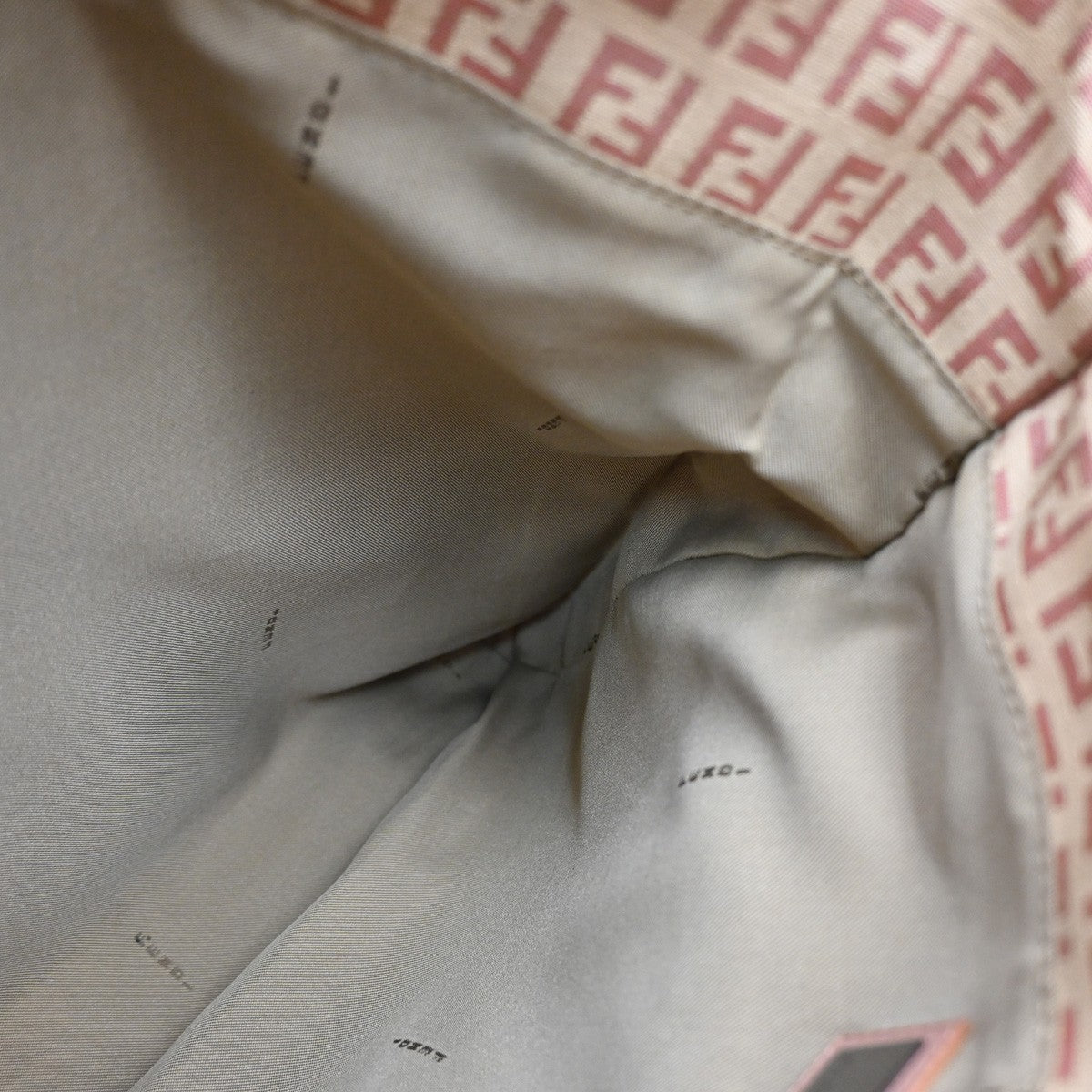 Fendi Vintage Zucca Zucca canvas, PINK, CANVAS, Handbag