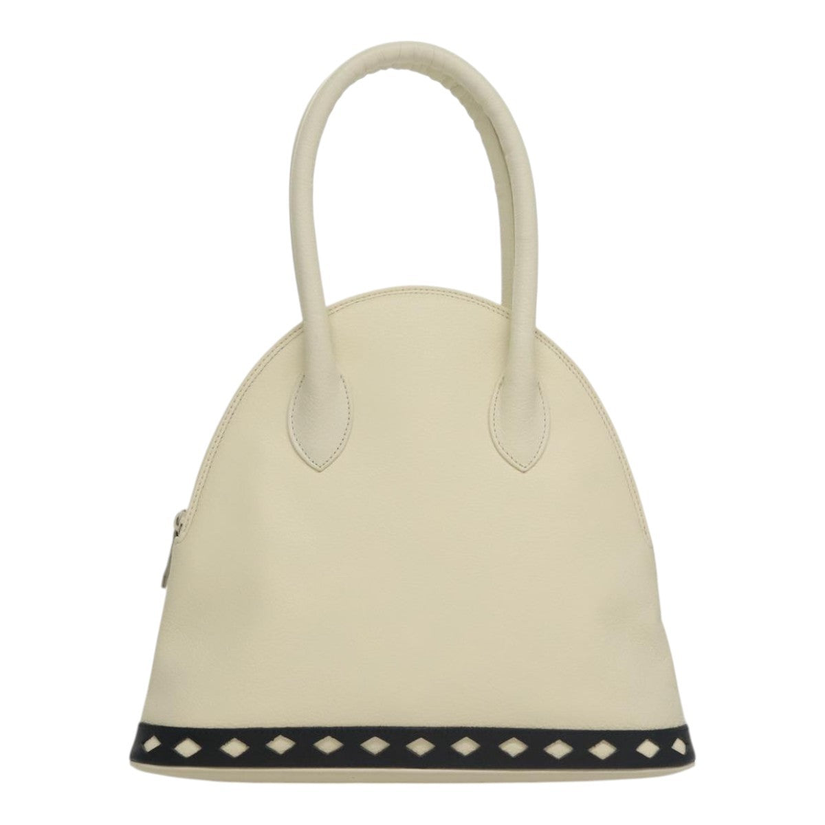 Saint Laurent Vintage Handbag Leather, WHITE, LEATHER, Handbag