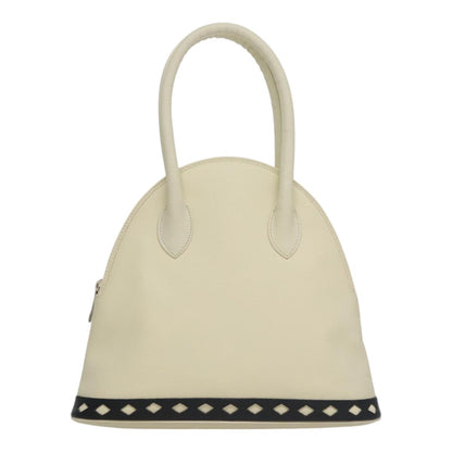 Saint Laurent Vintage Handbag Leather, WHITE, LEATHER, Handbag