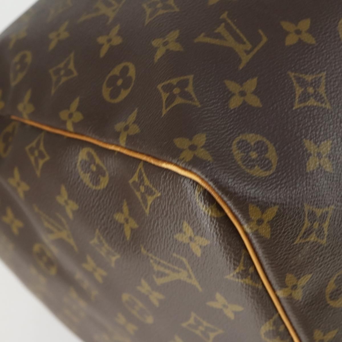 Louis Vuitton Keepall Bag Monogram Canvas, BROWN, CANVAS, Travel bag