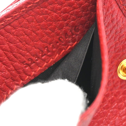 Gucci GG Marmont Wallet Leather, RED, LEATHER, Wallets