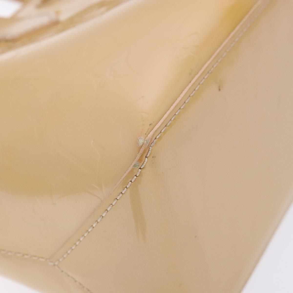 Louis Vuitton Wilshire Handbag Monogram Vernis, BEIGE, PATENT_LEATHER, Handbag