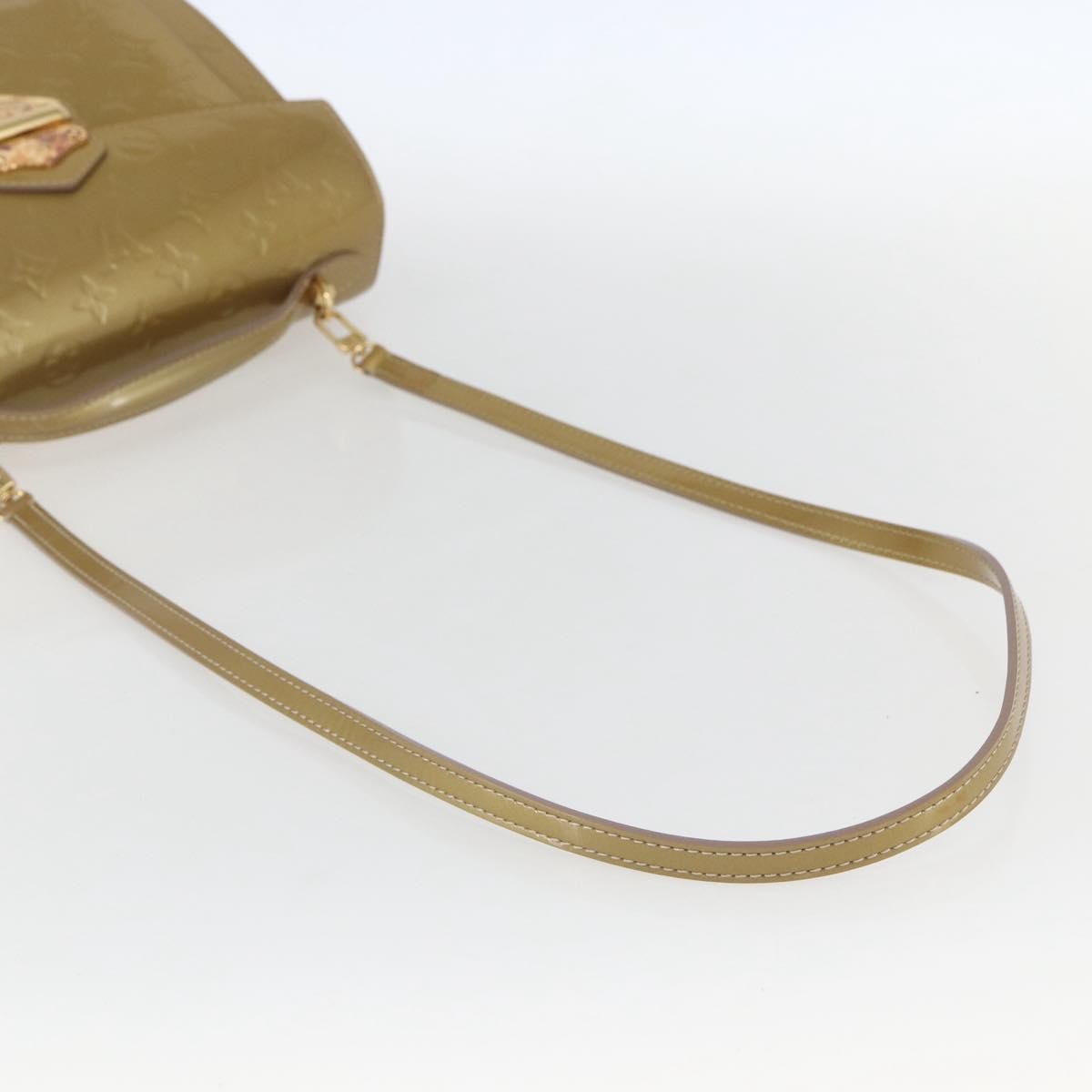 Louis Vuitton Mirada Handbag Monogram Vernis, BEIGE, PATENT_LEATHER, Handbag