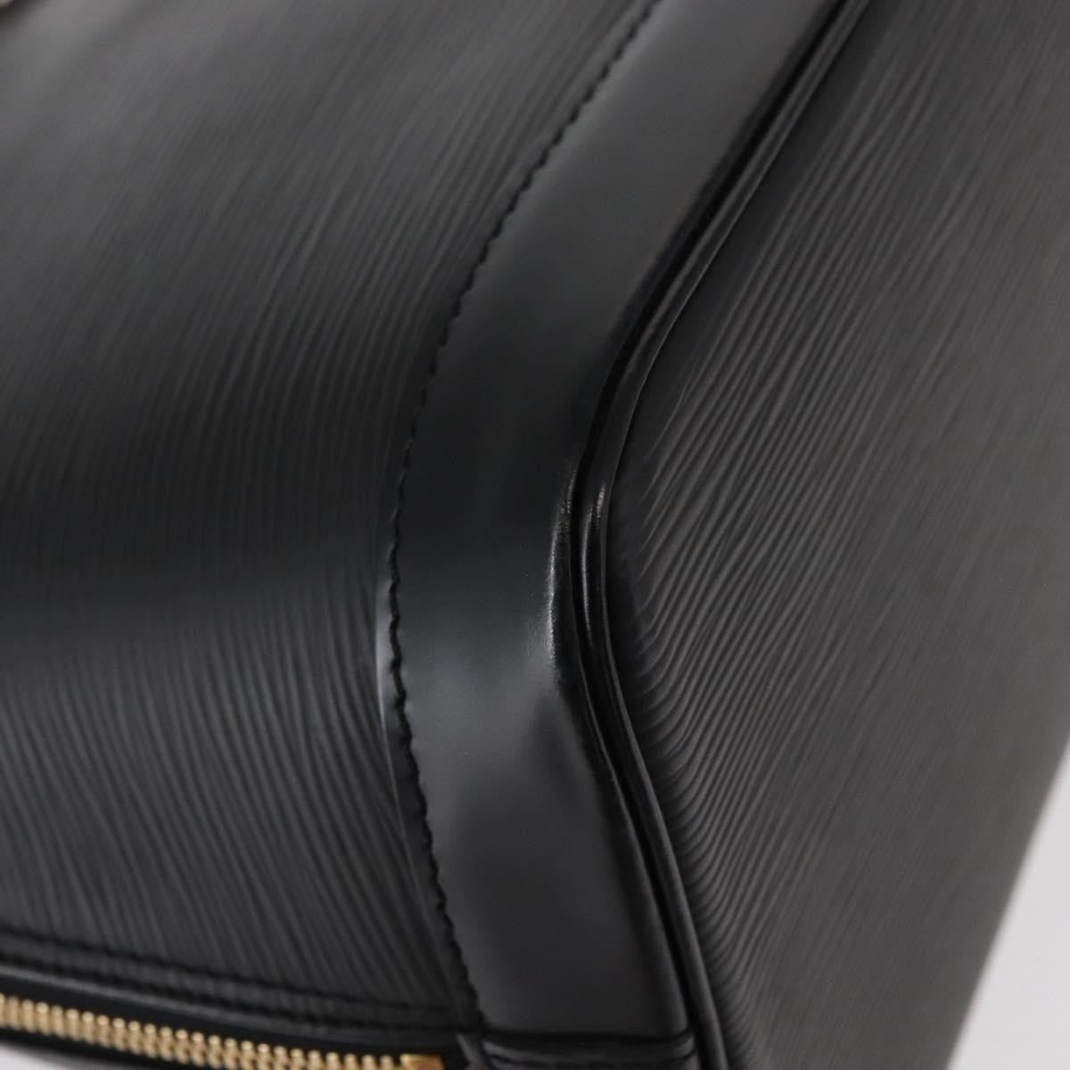 Louis Vuitton Alma Handbag Epi Leather, BLACK, LEATHER, Handbag