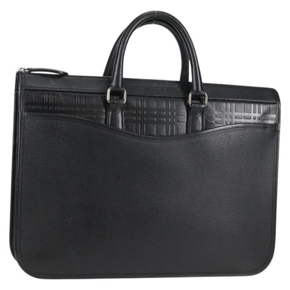 Burberry Briefcase Leather, BLACK, LEATHER, Briefcase