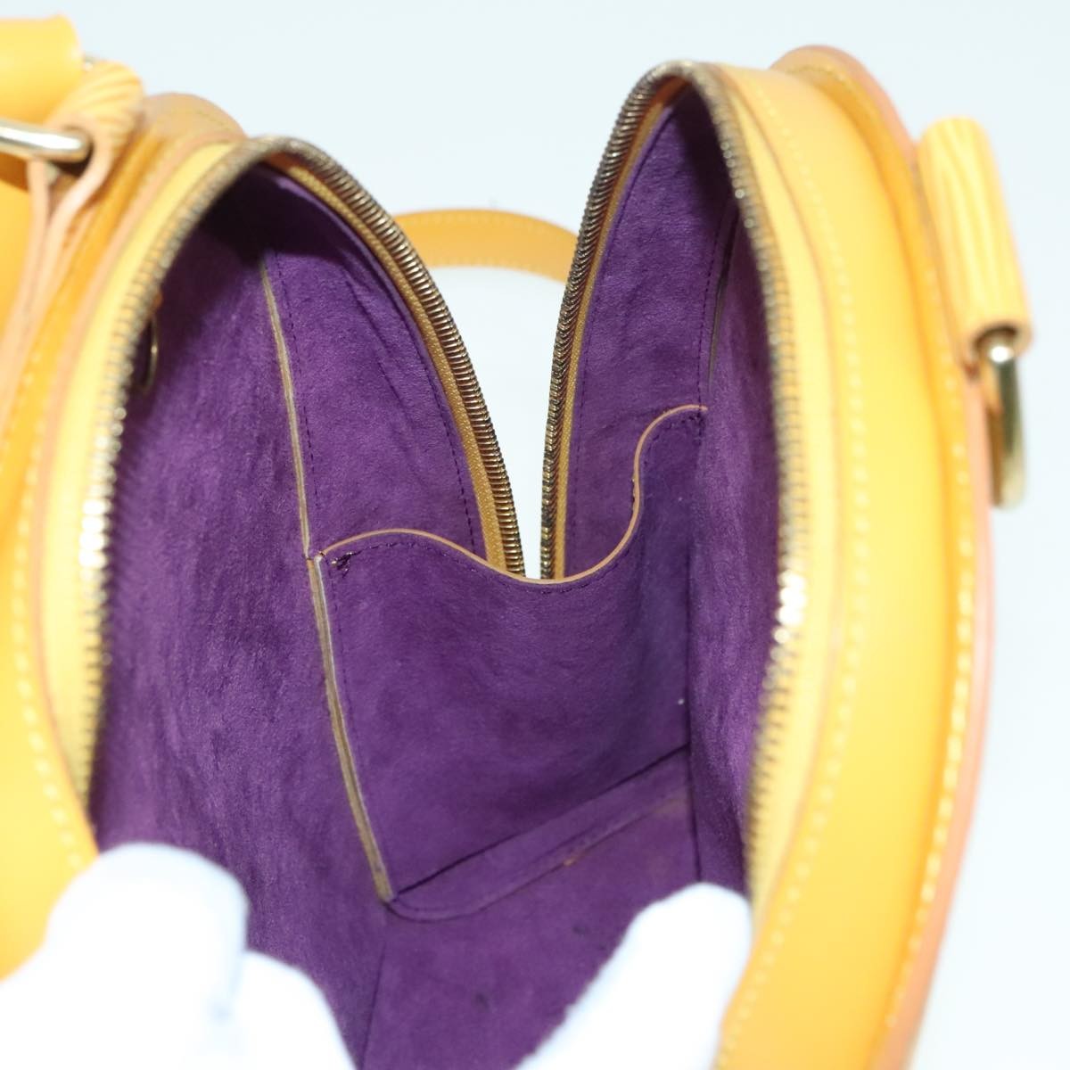 Louis Vuitton Mabillon Backpack Epi Leather, YELLOW, LEATHER, Backpack