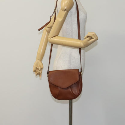 Burberry Flap Shoulder Bag Leather, BROWN, LEATHER, Shoulder bag