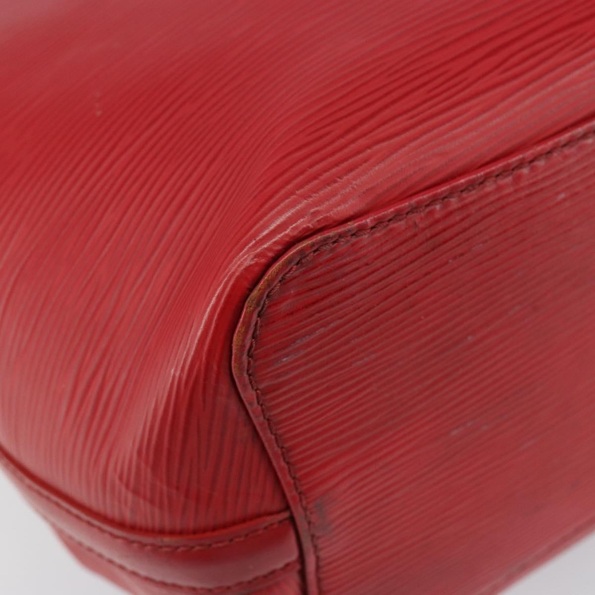 Louis Vuitton Mandara Handbag Epi Leather, RED, LEATHER, Shoulder bag