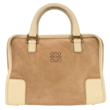 Loewe Amazona Bag Suede, BEIGE, SUEDE, Handbag