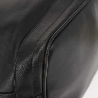 Gucci Vintage Drawstring Shoulder Bag Leather, BLACK, LEATHER, Shoulder bag