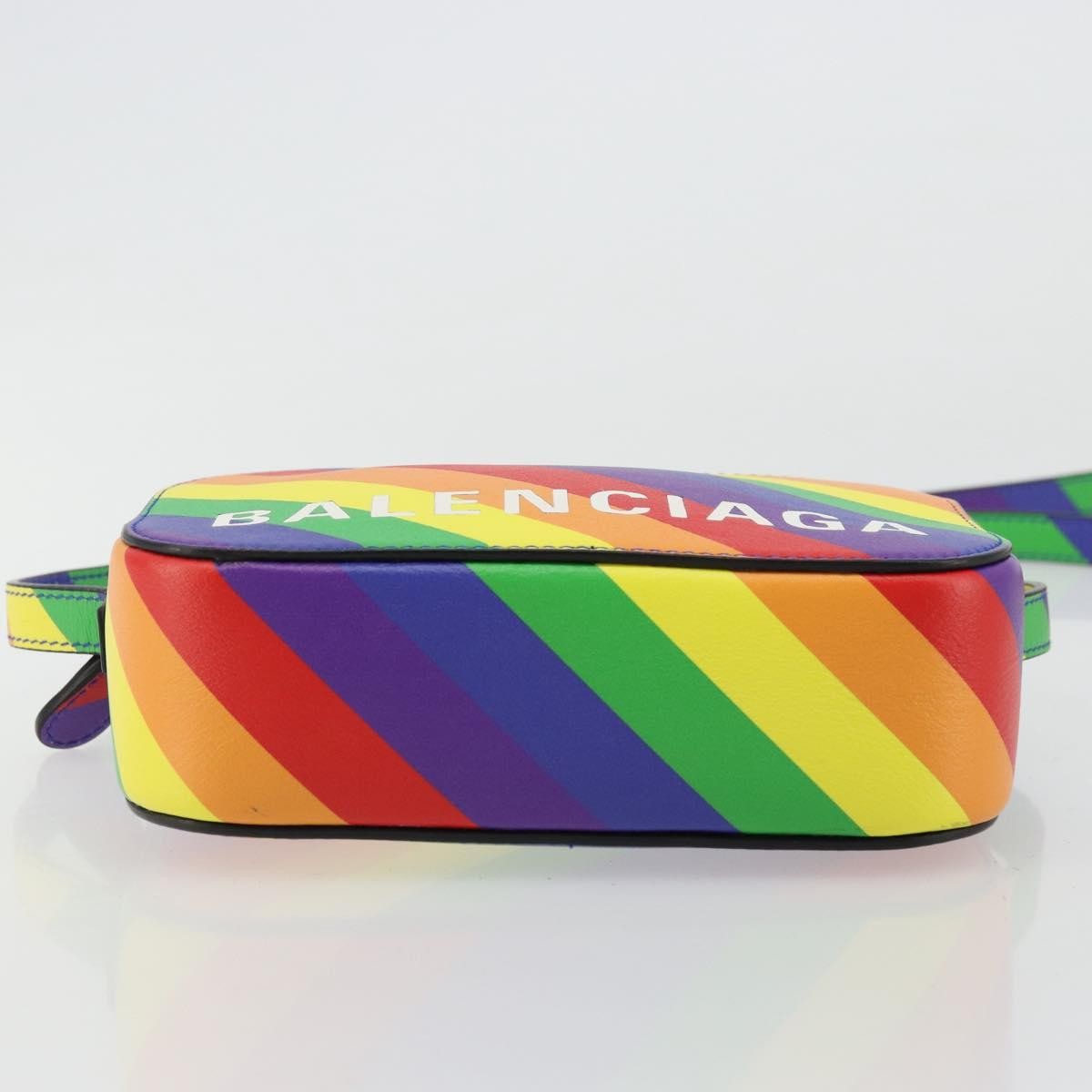 Balenciaga Everyday Camera Bag Leather, Multicolour, Leather, Shoulder Bag