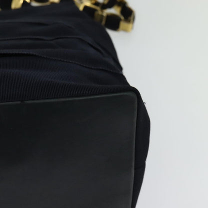 Salvatore Ferragamo Vala Shoulder Bag Canvas, NAVY, CANVAS, Shoulder bag