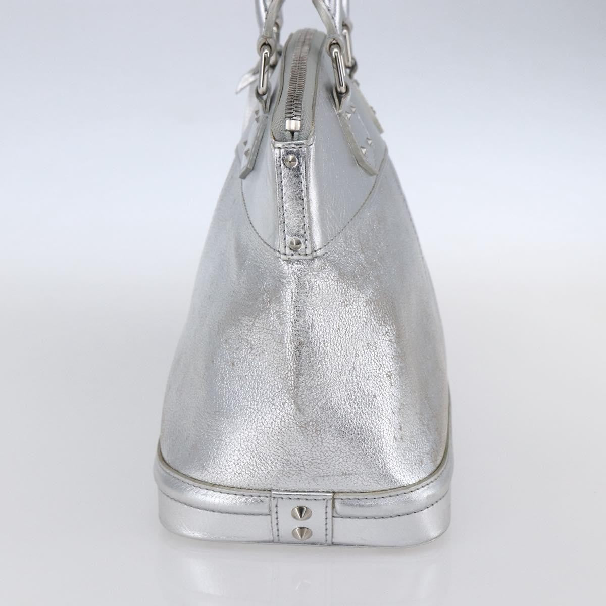 Louis Vuitton Suhali Lockit Handbag Leather, SILVER, LEATHER, Handbag