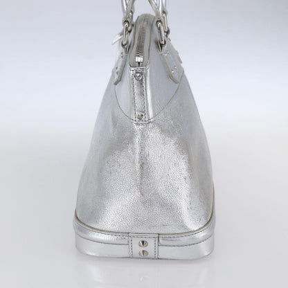 Louis Vuitton Suhali Lockit Handbag Leather, SILVER, LEATHER, Handbag