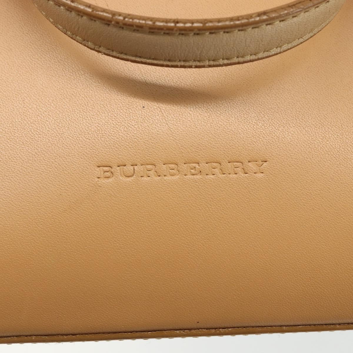 Burberry Vintage Handbag Leather, BEIGE, LEATHER, Handbag