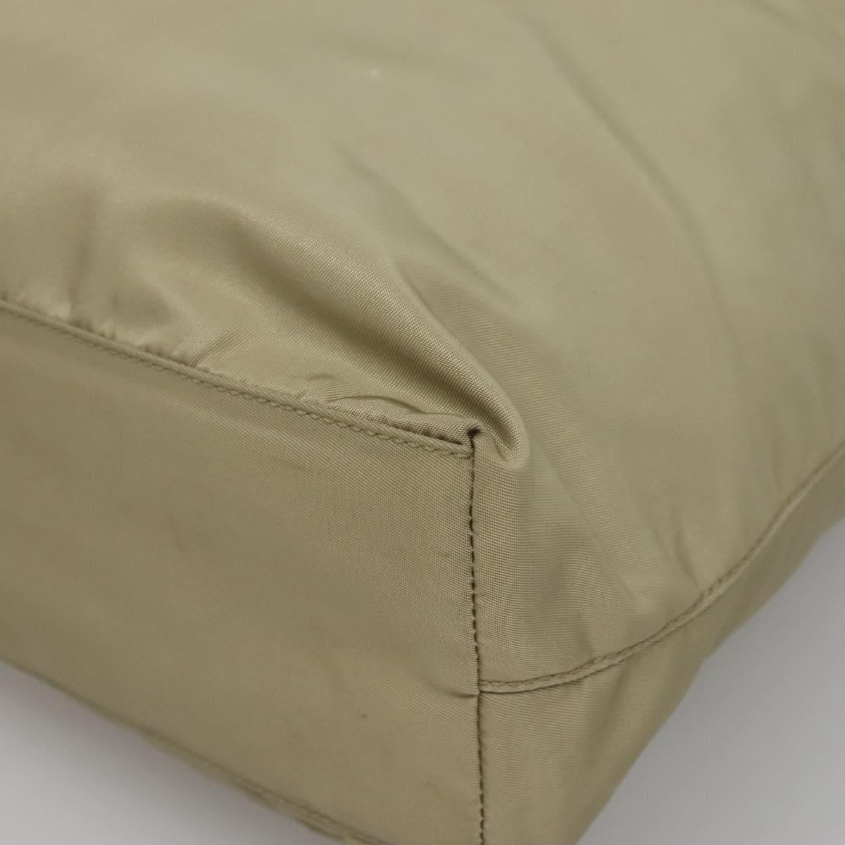 Prada Vintage Zip Tote Tessuto, BEIGE, NYLON, Tote bag