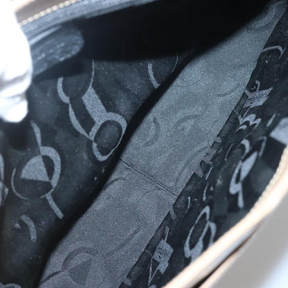 Salvatore Ferragamo Gancini Shoulder Bag Patent Leather, BEIGE, PATENT_LEATHER, Shoulder bag