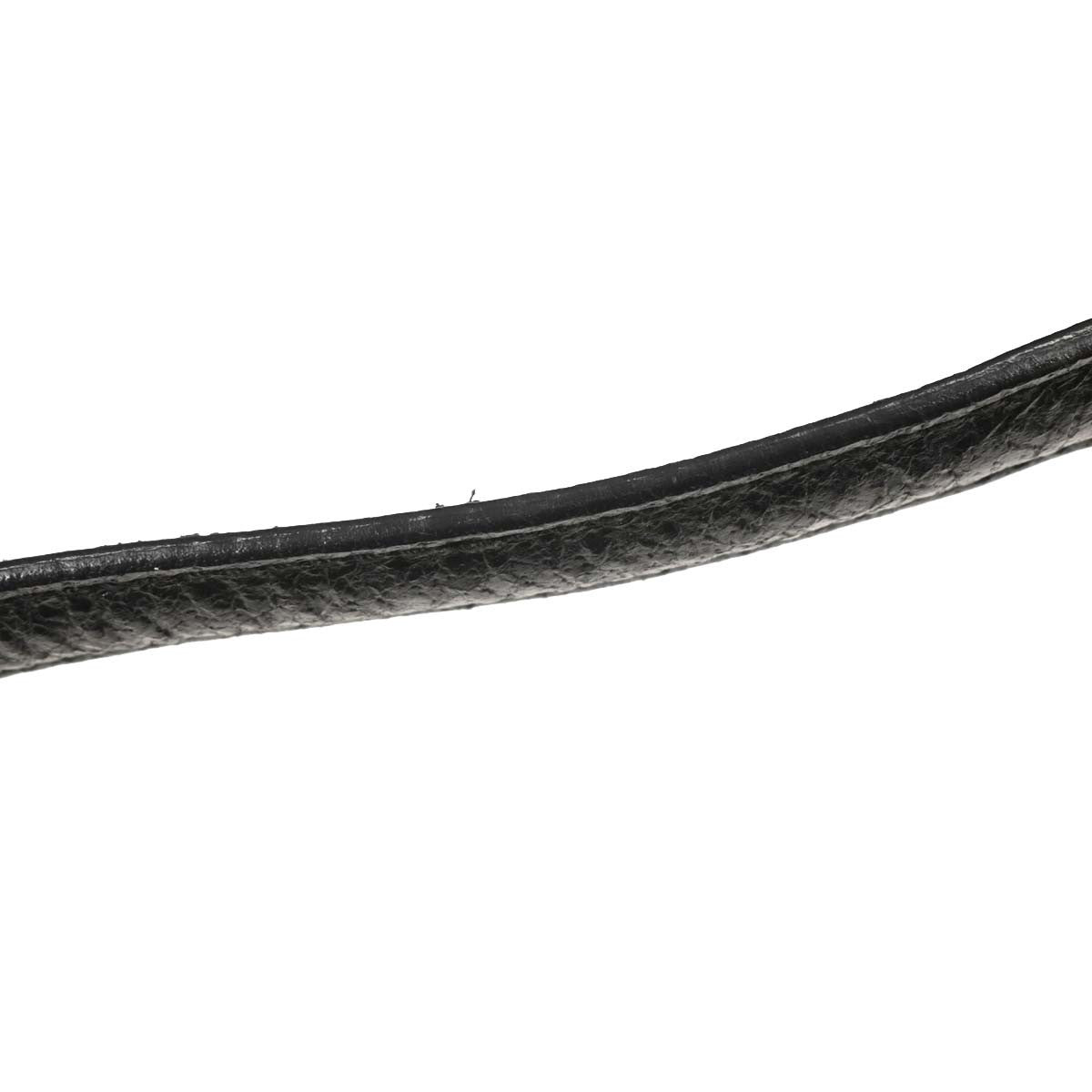 Gucci Vintage Curved Hobo GG Canvas with Leather, BLACK, CANVAS, Shoulder bag