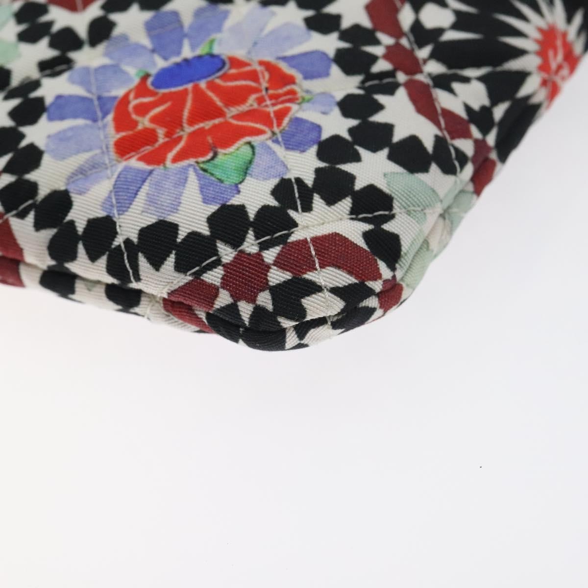 Chanel Dubai O Case Clutch Quilted Printed Nylon, MULTICOLOUR, NYLON, Clutche & pouche