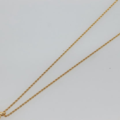 Christian Dior CD Logo necklace Metal, GOLD, METAL, Necklace