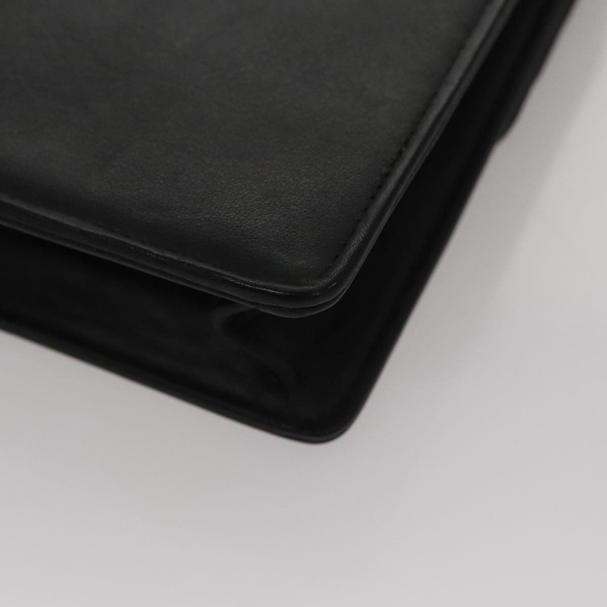 Celine Chain Shoulder Bag Leather, BLACK, LEATHER, Shoulder bag