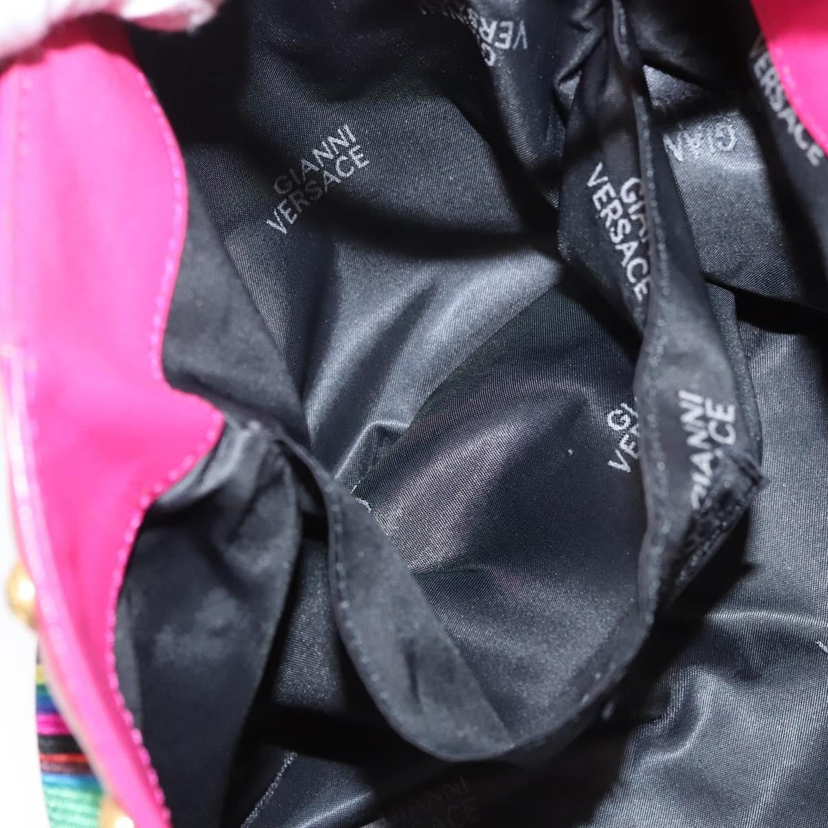 Versace Vintage Shoulder Bag Canvas, MULTICOLOUR, CANVAS, Shoulder bag