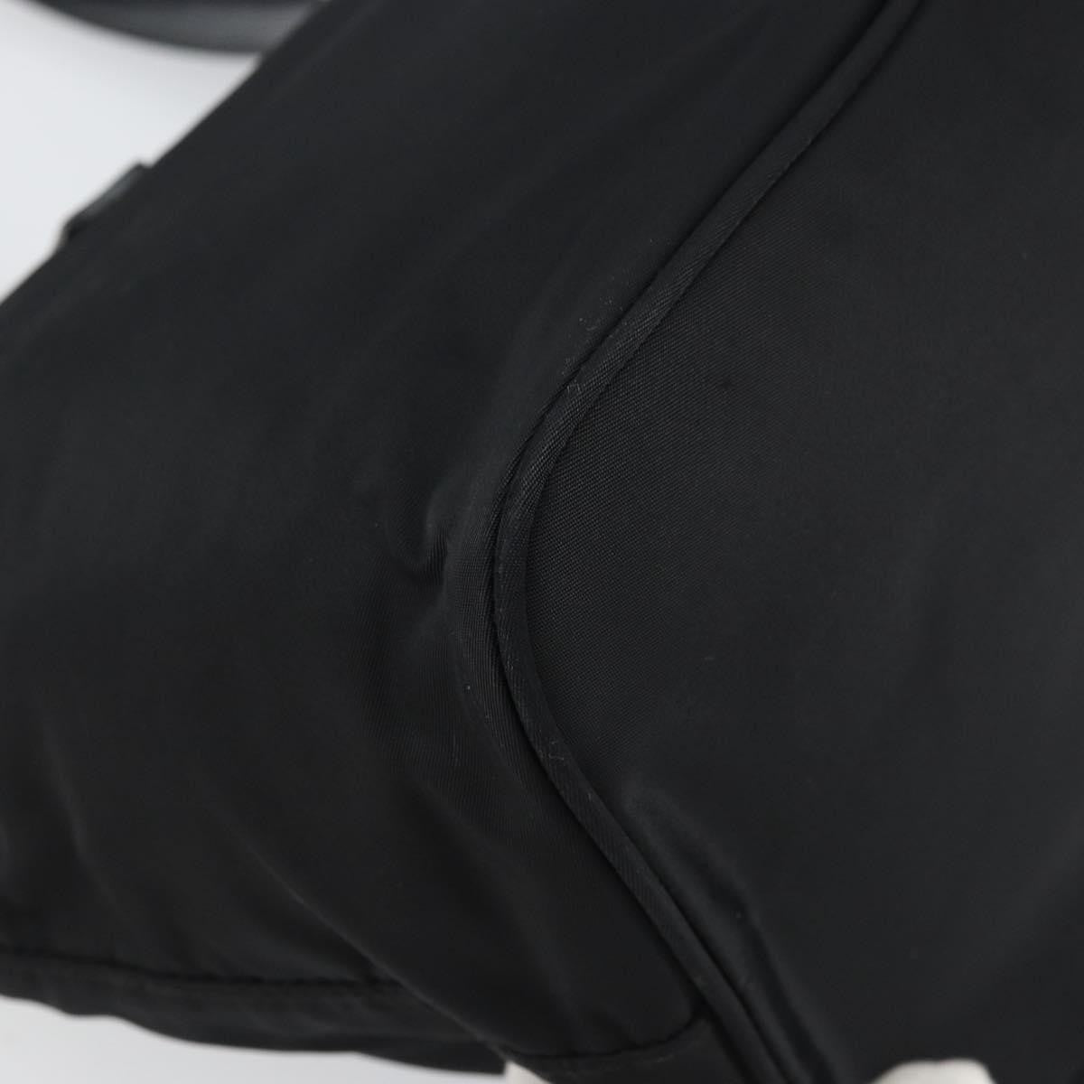 Prada Vintage Zip Tote Tessuto, BLACK, NYLON, Tote bag