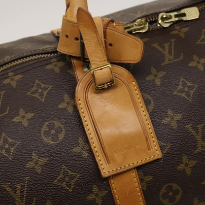 Louis Vuitton Keepall Bag Monogram Canvas, BROWN, CANVAS, Travel bag