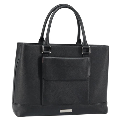 Burberry Vintage tote bag Leather, BLACK, LEATHER, Tote bag
