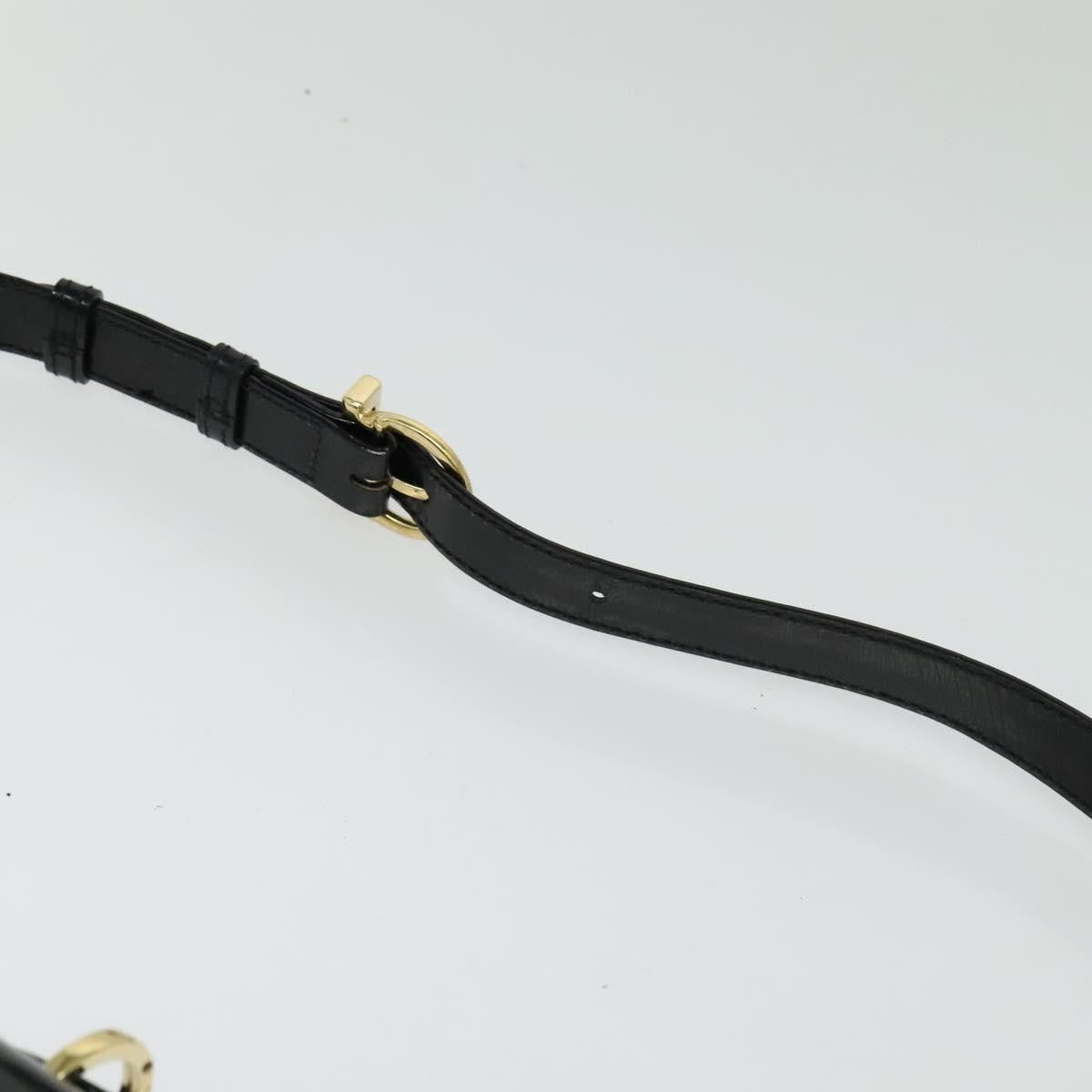 Salvatore Ferragamo Gancini Shoulder Bag Patent Leather, BLACK, PATENT_LEATHER, Shoulder bag