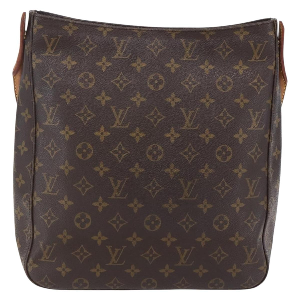 Louis Vuitton Looping Handbag Monogram Canvas, BROWN, CANVAS, Shoulder bag
