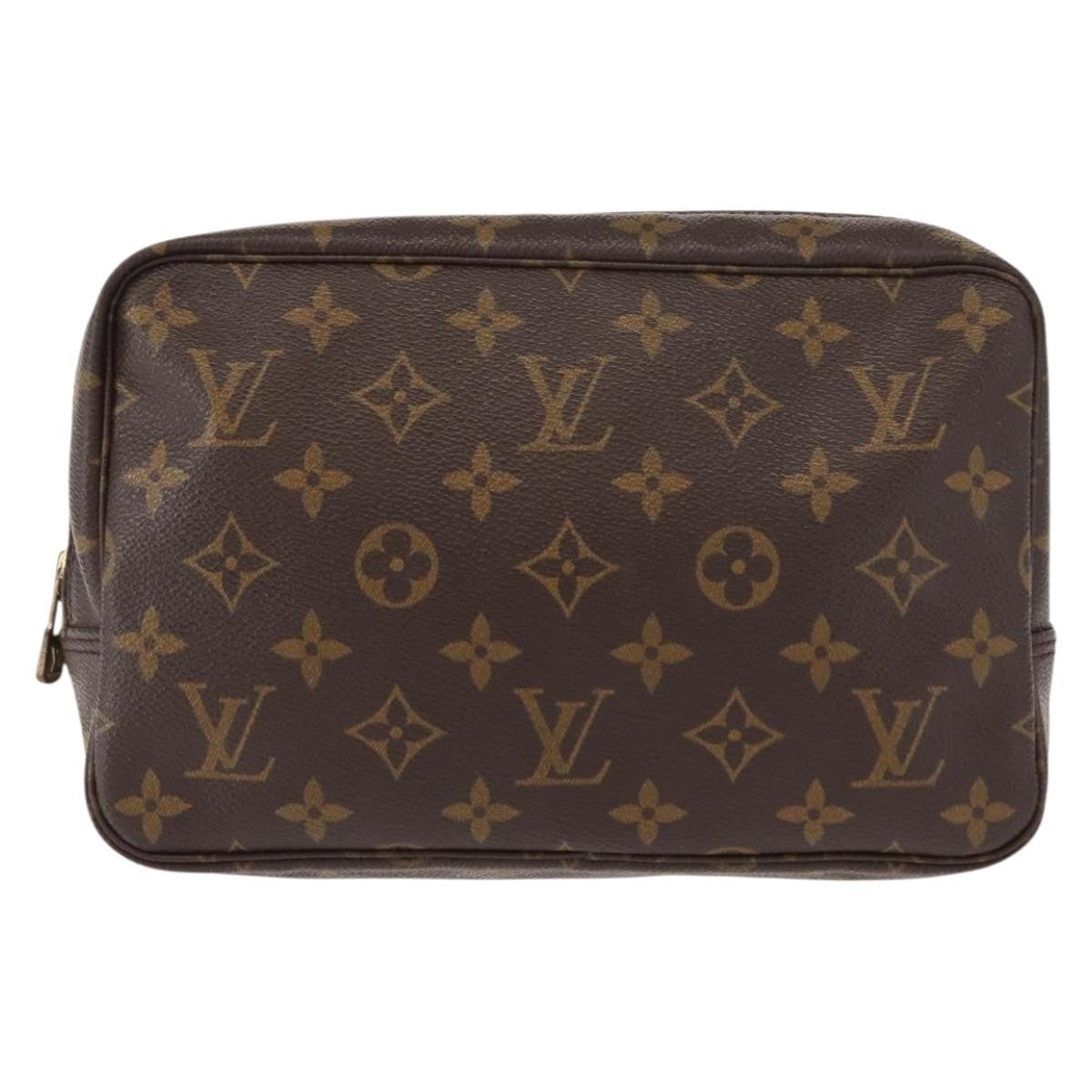Louis Vuitton Trousse Toiletry Pouch Monogram Canvas, BROWN, CANVAS, Toiletry Case