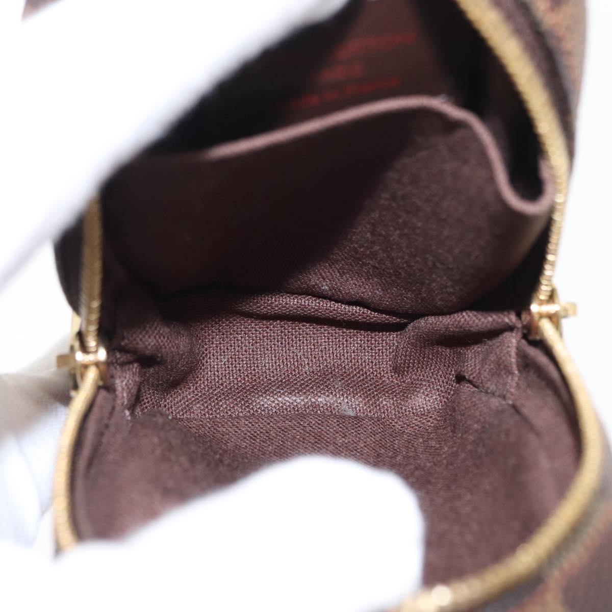 Louis Vuitton Etui Okapi Camera Case Damier, BROWN, CANVAS, Clutche & pouche