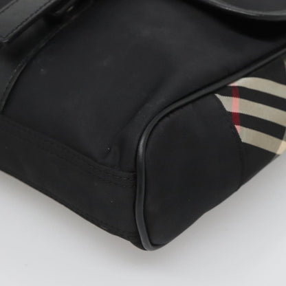 Burberry Vintage Crossbody Bag Nylon, BLACK, NYLON, Shoulder bag