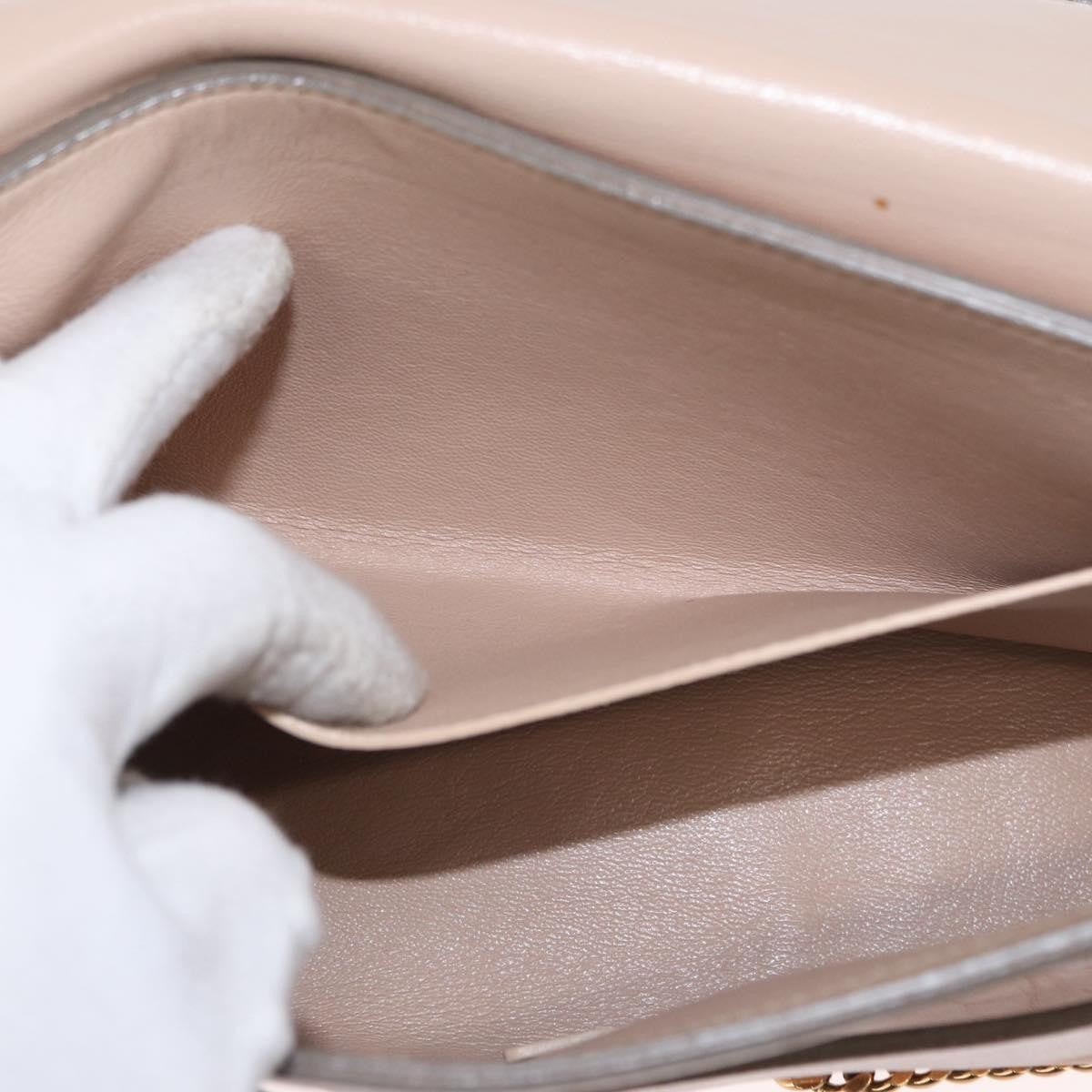 Chloe Elle Chain Clutch Leather, PINK, LEATHER, Shoulder bag