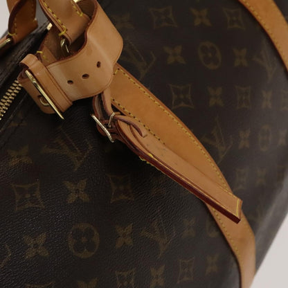 Louis Vuitton Keepall Bag Monogram Canvas, BROWN, CANVAS, Travel bag
