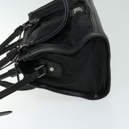 Burberry Vintage Handbag Nylon, BLACK, NYLON, Handbag