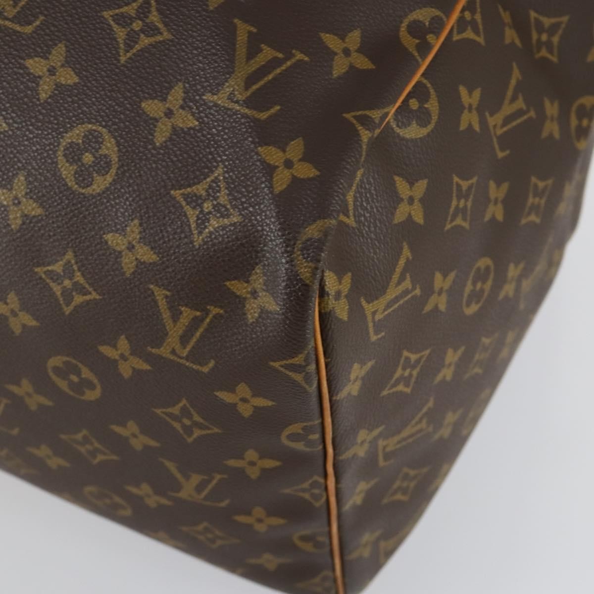 Louis Vuitton Sac Souple Handbag Monogram Canvas, BROWN, CANVAS, Travel bag