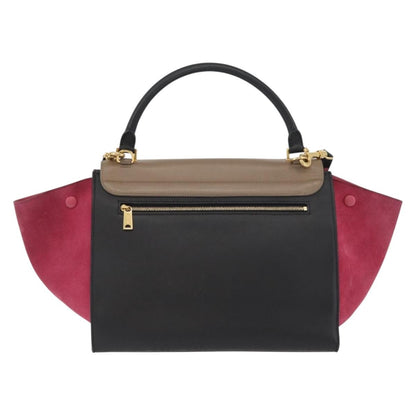 Celine Trapeze Bag Leather with Suede, Multicolour, Leather, Handbag