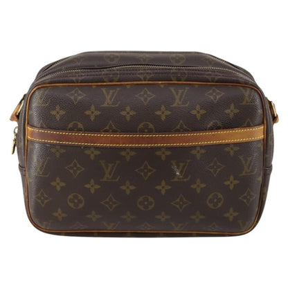Louis Vuitton Reporter Bag Monogram Canvas, BROWN, CANVAS, Shoulder bag